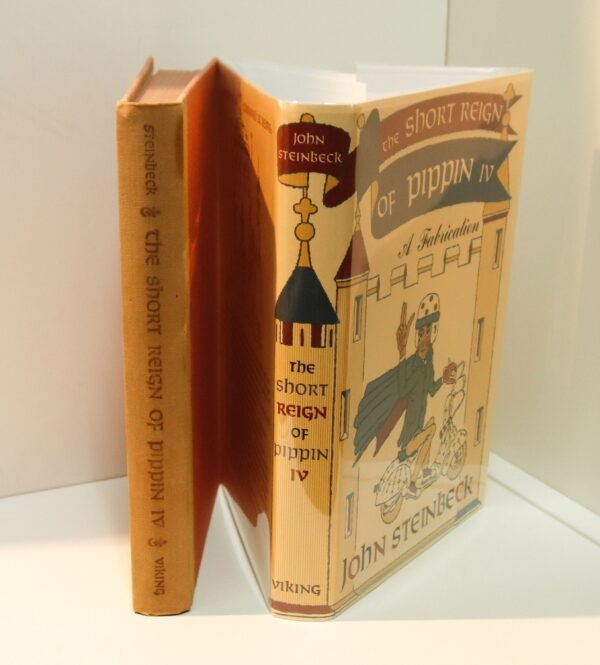 John Steinbeck "The Short Reign of Pippin IV" [1957] First edition in facsimile first edition custom dust jacket - Image 3