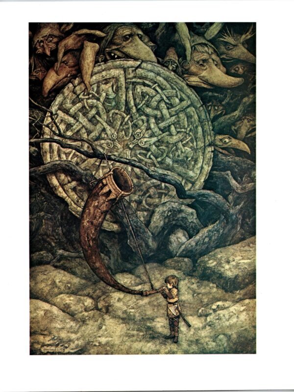 Brian Froud "I got the idea for this from a walk along Lych way..." Vintage art book page 1976 - Image 3