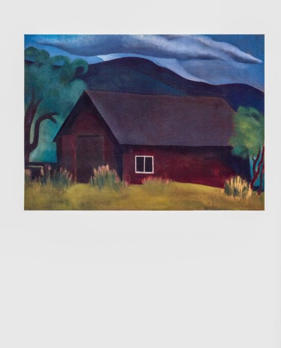 Georgia O’Keeffe print 1922 “The Shanty” Original vintage color book page