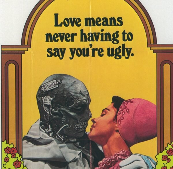 The Abominable Dr. Phibes / When Dinosaurs Ruled the Earth Vintage two-sided book page of Movie Posters