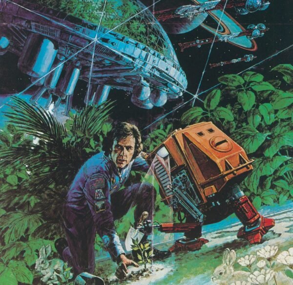 Fantastic Planet / Silent Running Vintage two-sided book page of Movie Posters 10 x 14" - Image 3