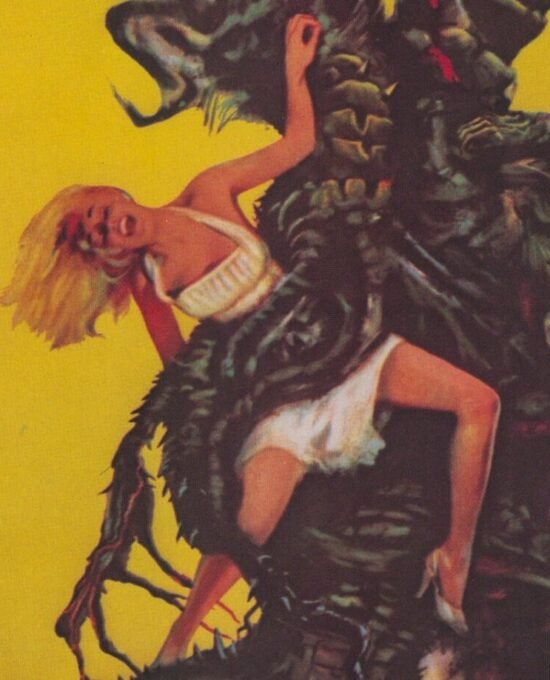 The Day of the Triffids / The Mummy Vintage two-sided book page of Movie Posters 10 x 14″