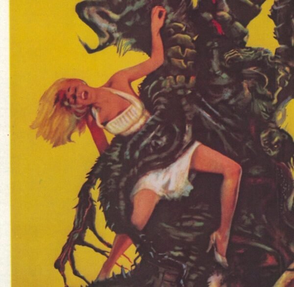 The Day of the Triffids / The Mummy Vintage two-sided book page of Movie Posters 10 x 14"