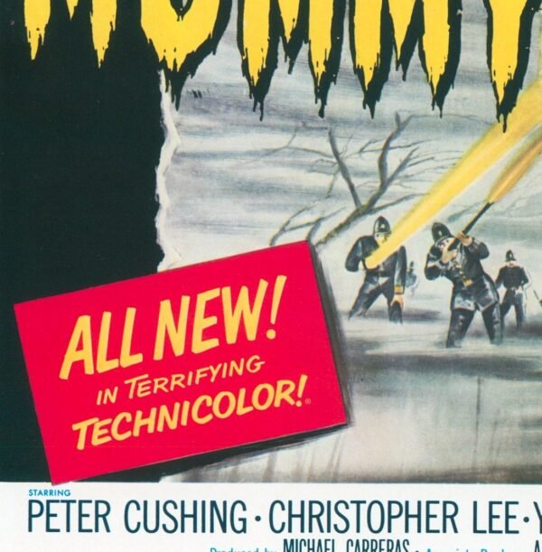The Day of the Triffids / The Mummy Vintage two-sided book page of Movie Posters 10 x 14" - Image 3
