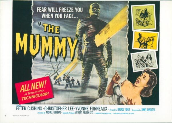 The Day of the Triffids / The Mummy Vintage two-sided book page of Movie Posters 10 x 14" - Image 4