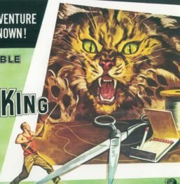 The Incredible Shrinking Man / Curse of the Demon Vintage two-sided book page of Movie Posters 10 x 14"
