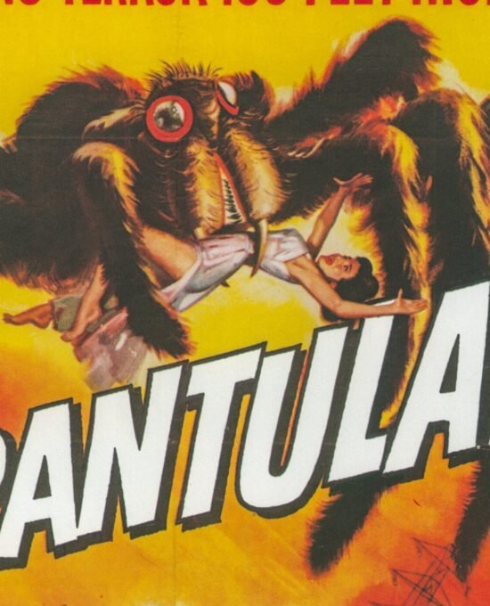 Tarantula! / Curucu Beast of the Amazon Vintage two-sided book page of Movie Posters 10 x 14″