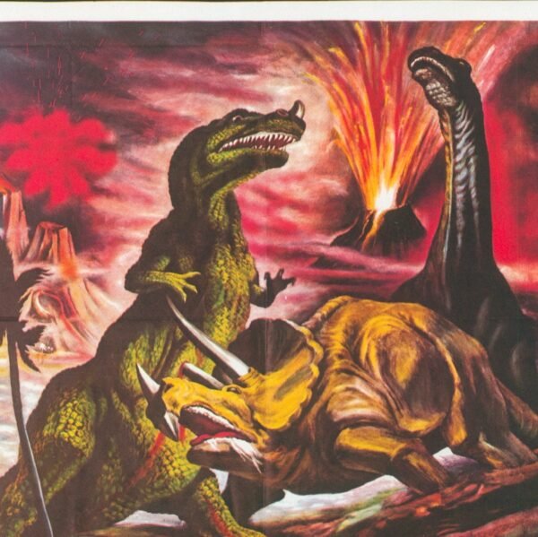 Invaders from Mars / The Animal World Vintage two-sided book page of Movie Posters 10 x 14" - Image 3