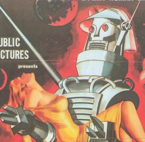 Revenge of the Creature / Tobor the Great Vintage two-sided book page of Movie Posters - Image 3