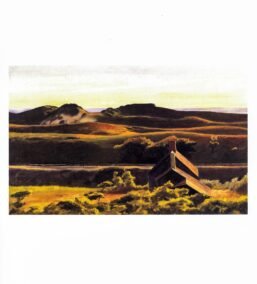 Edward Hopper "Hills, South Truro" Vintage art book page