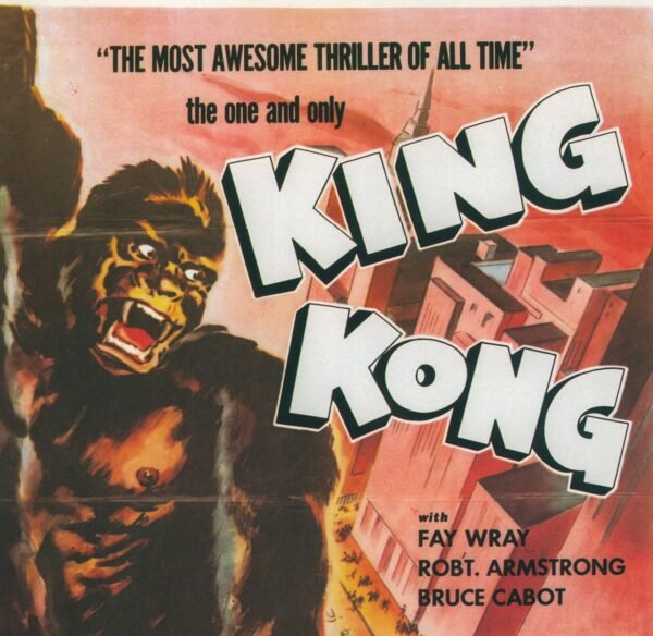 King Kong / Mighty Joe Young & Invasion USA Vintage two-sided book page of Movie Posters 10 x 14" - Image 2