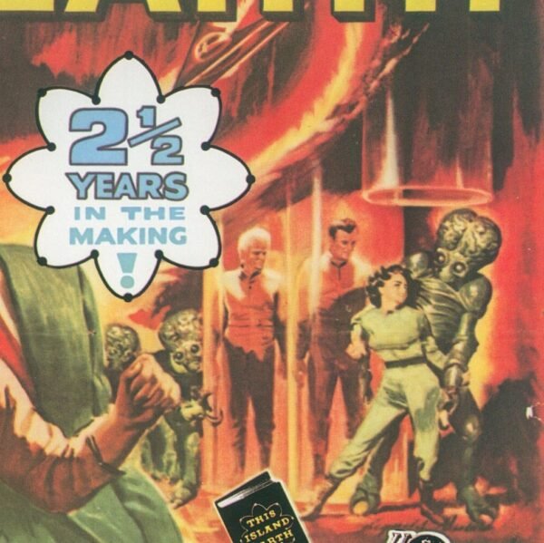 This Island Earth / World without End & The Man Who Turned to Stone Vintage two-sided book page of Movie Posters 10 x 14" - Image 3