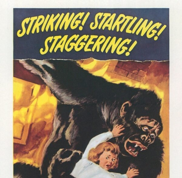 King Kong / Mighty Joe Young & Invasion USA Vintage two-sided book page of Movie Posters 10 x 14" - Image 5
