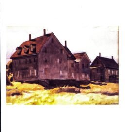 Edward Hopper vintage print "Haunted House" 1926 Art book print