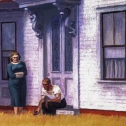 Edward Hopper vintage print "Cape Code Evening" 1939 Vintage art book print