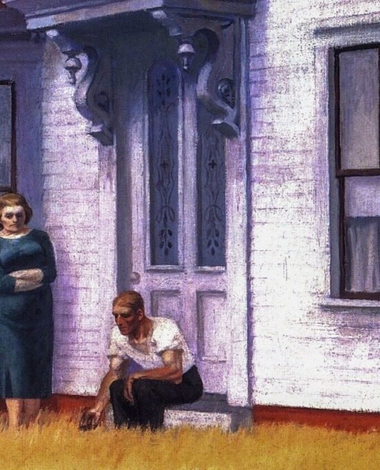 Edward Hopper vintage print “Cape Code Evening” 1939 Vintage art book print