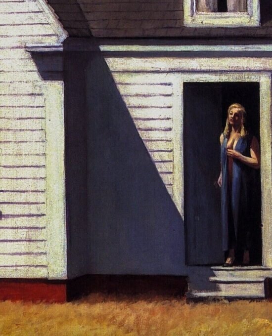Edward Hopper vintage print “High Noon” 1949 Vintage art book print