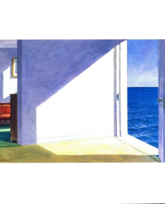 Edward Hopper vintage print “Rooms by the Sea” 1951 Vintage art book print