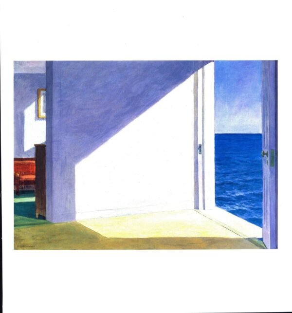 Edward Hopper vintage print "Rooms by the Sea" 1951 Vintage art book print