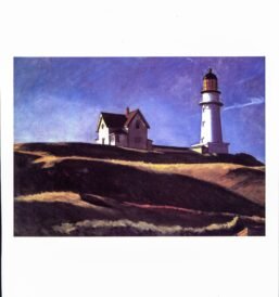 Edward Hopper "Lighthouse Hill" 1927 Nautical vintage art book print