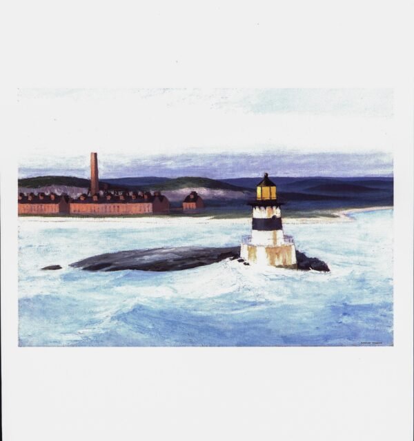 Edward Hopper "Five A.M." [c.1937] Recovered vintage art book print