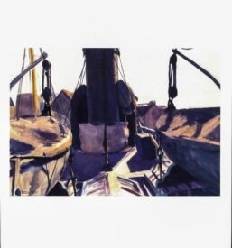 Edward Hopper "Funnel of Trawler" [1924] Vintage art book print