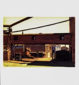 Edward Hopper "Box Factory, Gloucester" [1928] Vintage art book page